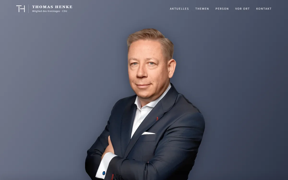 Website-Vorschau: Thomas Henke